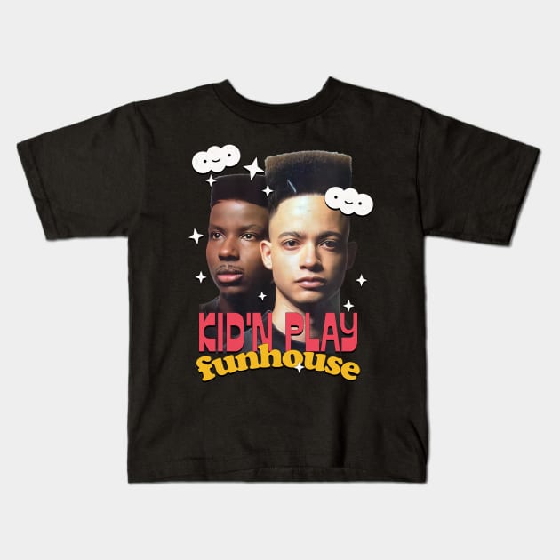 Kid 'n Play /// 90s Retro Aesthetic Kids T-Shirt by DankFutura